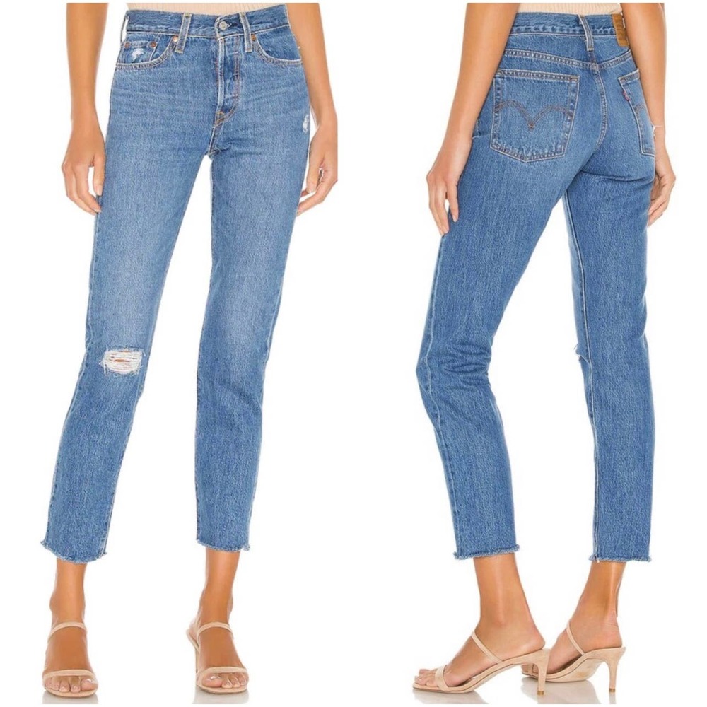 Levi Premuum Denim Wedgie Icon Rigid Jeans Size 32